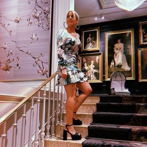 Floral Long Sleeve Dress